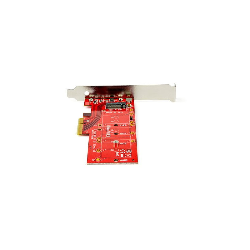 PEX4M2E1 - StarTech.com Adaptador PCI Express 3.0 x4 a M.2 para SSD - NGFF AHCI o NVMe - Adaptador de interfaz