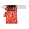PEX4M2E1 - StarTech.com Adaptador PCI Express 3.0 x4 a M.2 para SSD - NGFF AHCI o NVMe - Adaptador de interfaz