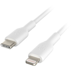CAA003bt1MWH - Belkin BOOST CHARGE - Cable Lightning - 24 pin USB-C macho a Lightning macho