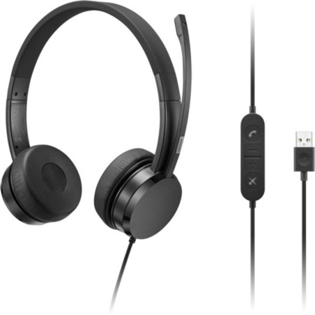 4XD0X88524 Lenovo 100 Stereo USB Headset