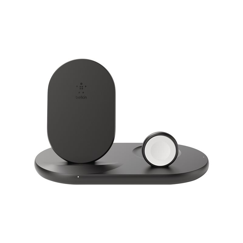 WIZ001ttBK - Belkin 3-in-1 - Base de carga inalámbrica - negro