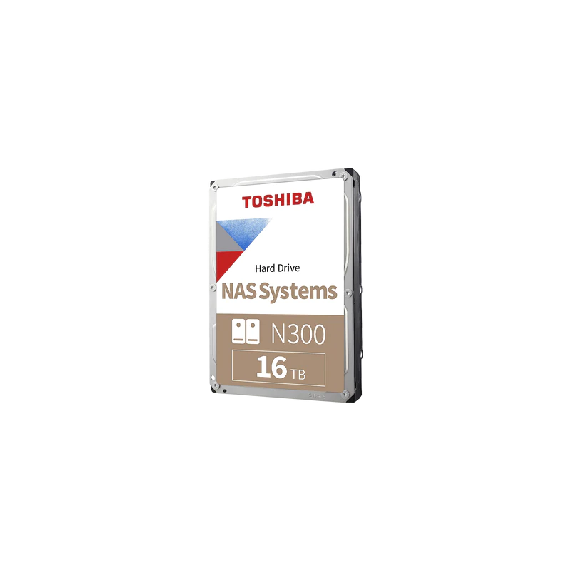 HDD-NTO-1124 - DISCO DURO NAS SATA 3.5 16TB 7200RPM 512MB TOSHIBA N300 HDWG31GXZSTA Garantia 3 Años