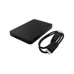 HDD-UTO-1074 - DISCO DURO USB 3.0 2.5 1TB EXT. TOSHIBA CANVIO HDTB510XK3AA Garantia 1 Años