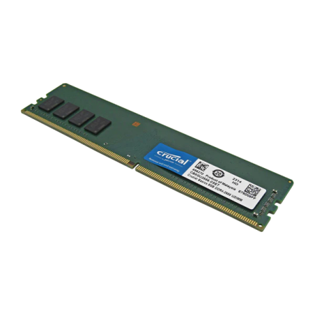 RAM-DCR-0782 - RAM PC DDR4 PC4-21300 8GB 2666MHZ CL19 1.2V DESKTOP CRUCIAL BASICS CB8GU2666 Garantia 5 Años
