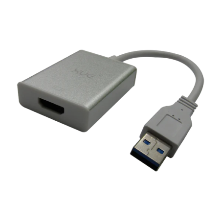 CNV-UXU-0501 - CONV USB 3.0 A HDMI HEMBRA 1080P WIN 10 XUE® Garantia 1 Año