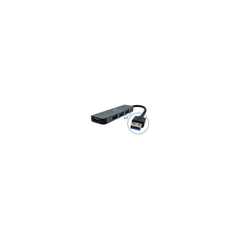 ACC-H2X-0857 - HUB USB 3.0 A 1-PUERTO USB 3.0 Y 3-PUERTOS USB 2.0 XUE® GRIS Garantia 1 Año