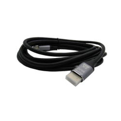 CAB-H8K-1067 - CABLE HDMI V2.1 4320P 8K 3M MACHO A HDMI MACHO NEGRO 19+1 30AWG OD 6.0MM XUE® Garantia 1 Año