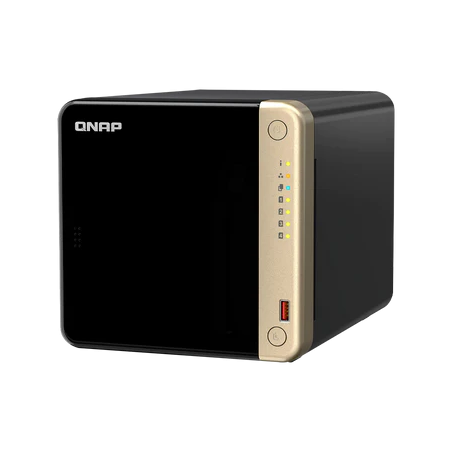 NAS TORRE 4-BAY QNAP TS-464-8G-US CPU INT CEL N5095 4-CORE 2.9GHZ DDR4 8GB 2XM.2 2280 1 PCIE HDMI - NAS-TQN-1127