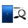 ACC-CXU-1055 - CAJA 2,5 SATA USB 3.0 EXT DD BLUE XUE® Garantia 6 Meses
