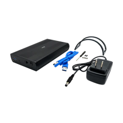 ACC-CXU-0156 - CAJA 3,5 SATA USB 3.0 EXT DD 6TB NEGRA C/STAND XUE® Garantia 6 Meses