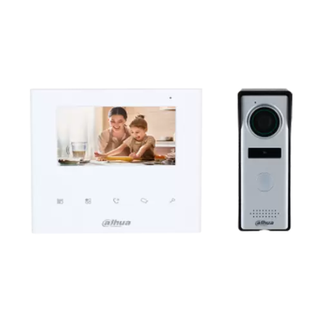 INTERCOMUNICADOR ANALÓGICO 4 HILOS 1 BOTÓN CONTROL DE PUERTA 1.3 MP CMOS 12VDC 1A