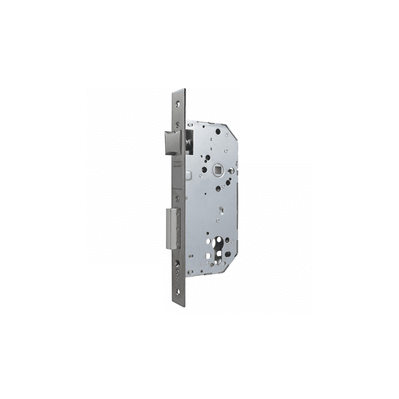 Kit cerradura principal inoxidable / placa larga - 0000037945