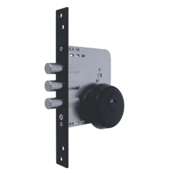 Cerradura auxiliar alta seguridad / negro llave-llave - 0000043936