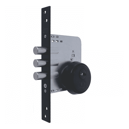 Cerradura auxiliar alta seguridad / negro llave-llave - 0000043936