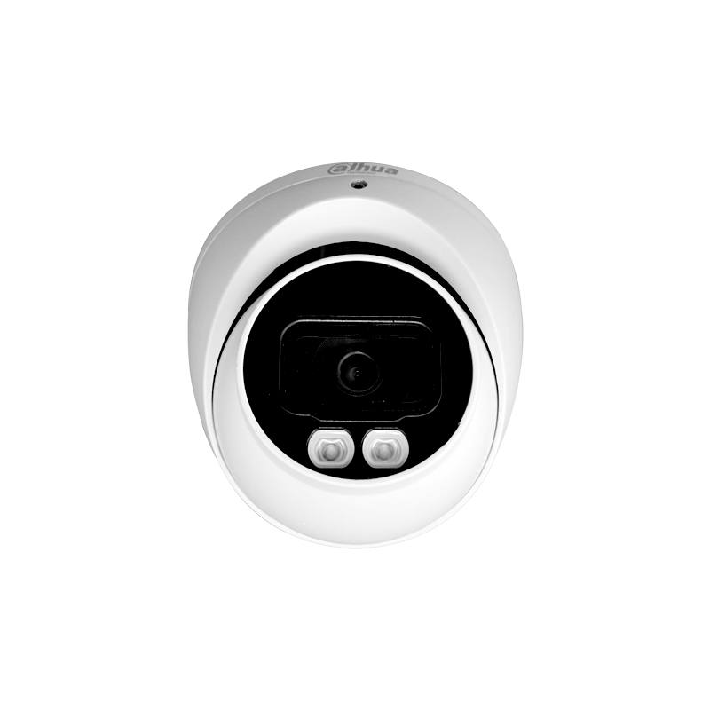 Cámara tipo domo 4 en 1, HDCVI/CVBS/AHD/TVI, 2MP(1080p), Dia/Noche Real, FULL COLOR, luz blanca - HAC-HDW1239TLQN-LED-0280B-S2
