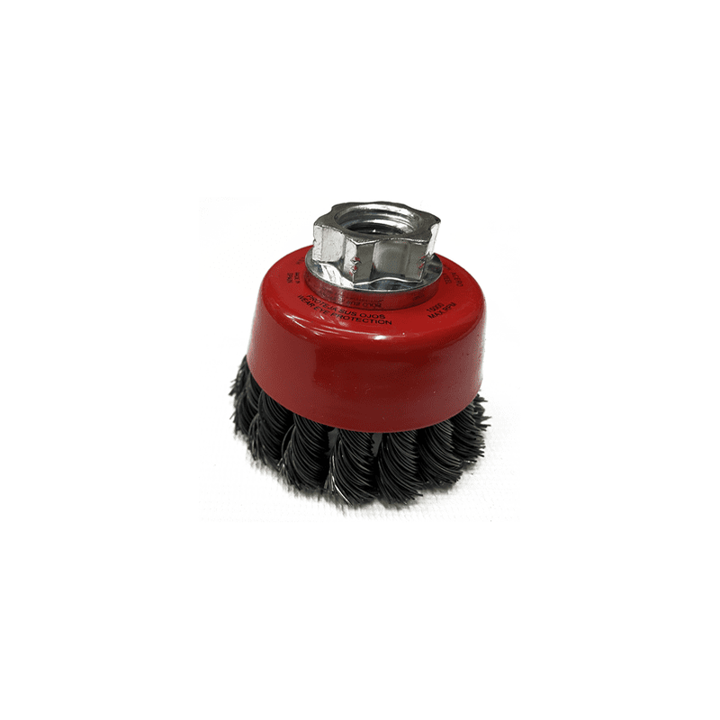 0000030339 - Grata copa trenzada 2.3/4 multi rosca 14mm y 5/8