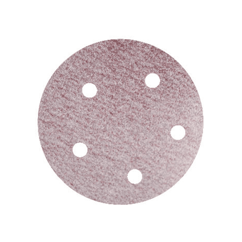 0000049678 - Disco lija velcro 5x8 huecos g220 rojo