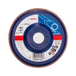 F1Y0072 - Disco flap recto 4.1/2" grano 80 expert