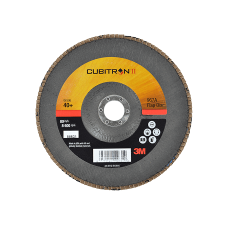 0000034919 - Disco Flap gr-80 4.1/2" x 7/8" t-27 967a cubitron
