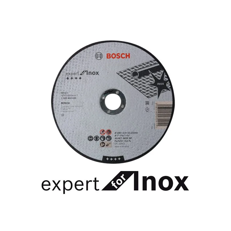 Disco corte metal inoxidable 7"x 5/64"x 7/8" expert t-1 - F1Y0053