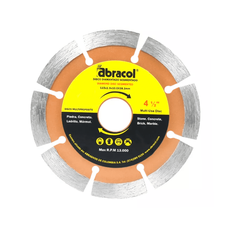 812060098 - Disco diamantado 14" segmentado asfalto y concreto