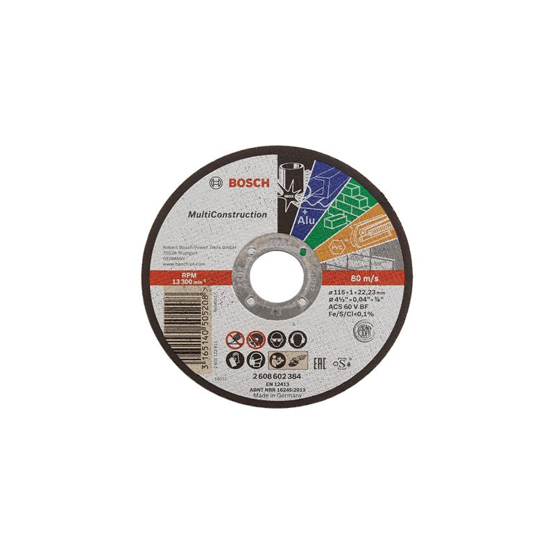 0000004073 - Disco corte multi material 4.1/2" x 3/64"x 7/8" t-1