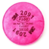Filtro p100 alta eficiencia 2091 (2) par - D6T1200P