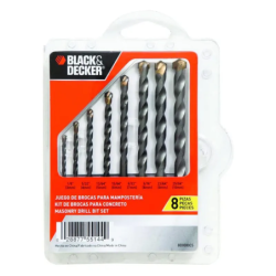0000017904 - Brocas Para Muro De 1/8" - 3/8” Juego De 8pzs