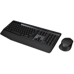 Combo Teclado y Mouse MK345 Logitech Español Inalámbrico Receptor USB Negro -920-007820