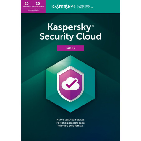 Antivirus Kaspersky Secure Cloud 20 Dispositivos 1 Año New
