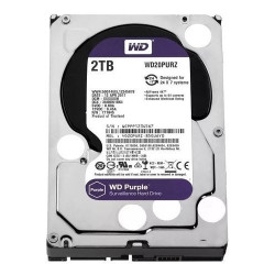 WD20PURZ Disco duro purple de 2tb 3 años de garantía para videovigilancia