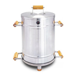 Barril/asador inoxidable 35 lb