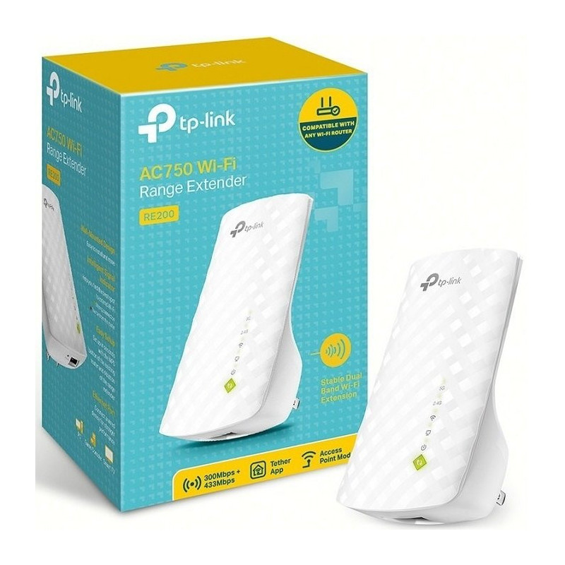 RE200- Extensor de rango Wi-Fi AC75