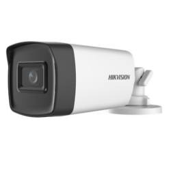 CAMARA TURBO 5MP BALA EXIR 0.01 LUX 40m IR F2.8MM IP67 SEMI METALICA HIKVISION