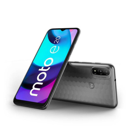 PASX0014CO - Celular Motorola E20 Gris ROM 32GB RAM 2GB