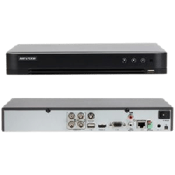 DVR 4CH TURBO 8MP 1BAHIA/10TB H.265+ ANALITICAS 30FPS HDMI/VGA METAL 2nd Gen AcuSense HIKVISION