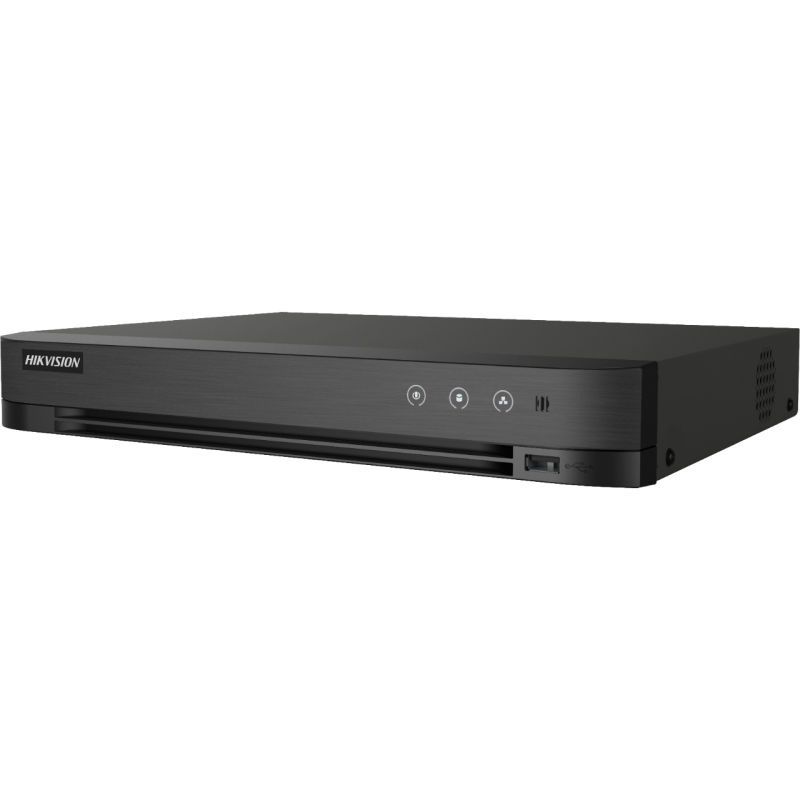 DVR 8CH TURBO 4MP lite 1BAHIA/10TB H.265+ RECONOCIMIENTO FACIAL ANALITICAS 30FPS HDMI/VGA METAL 2nd Gen AcuSense HIKVISION