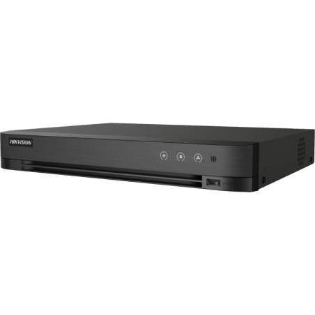 DVR 8CH TURBO 4MP lite 1BAHIA/10TB H.265+ RECONOCIMIENTO FACIAL ANALITICAS 30FPS HDMI/VGA METAL 2nd Gen AcuSense HIKVISION