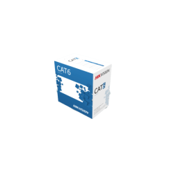 CABLE UTP CAT 6 BLANCO USO REDES Y CCTVCM 23AWG 0.53mm UL HIKVISION X 305 MTS 100% COBRE