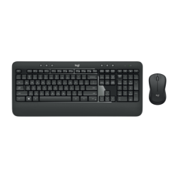920-008673 Combo Teclado y Mouse MK540 Logitech Inalámbrico Receptor USB Español Negro