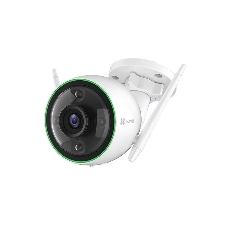 CAMARA WIFI C3N INTELIGENTE EXTERIOR 2 MP FULL COLOR NIGHT VISION IR 30m RECEPCION DE AUDIO FOCOS - CS-C3N-A0-3G2WFL1(2.8mm)