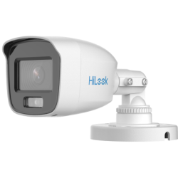 CAMARA TURBO 1080P BALA F2.8mm 0.001 LUX F1.0 24/7 COLORVU 3D DNR WDR RANGO DE LUZ BLANCA 20M IP66 PLASTICA HILOOK