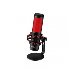 USB Microphone HyperX QuadCast -(Black-Red) - Red Lighting - 4P5P6AA