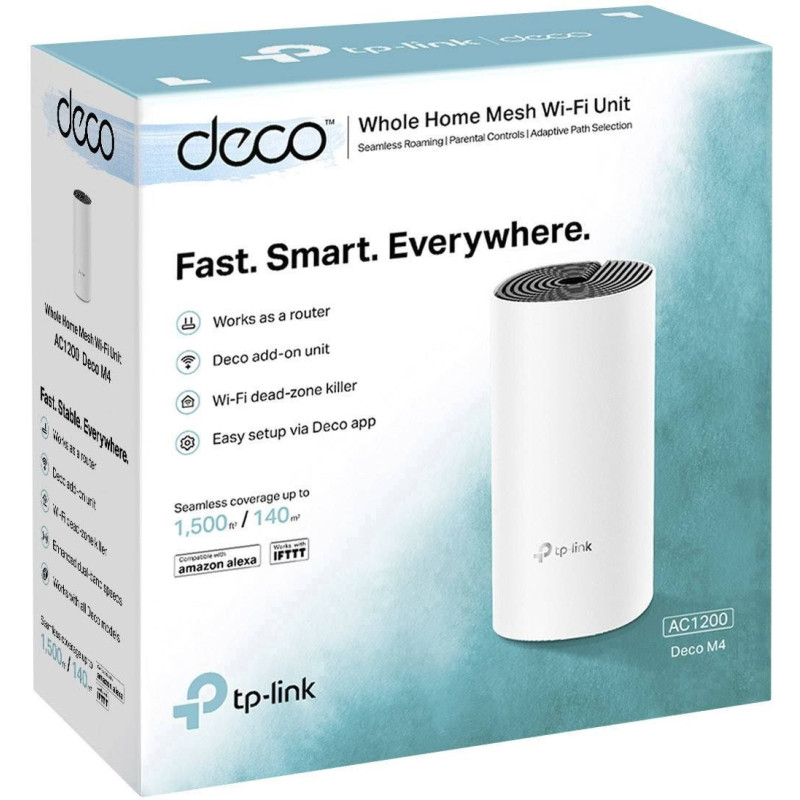 Deco E4(1-pack) Sistema Wi-Fi Mesh para toda la Casa AC1200