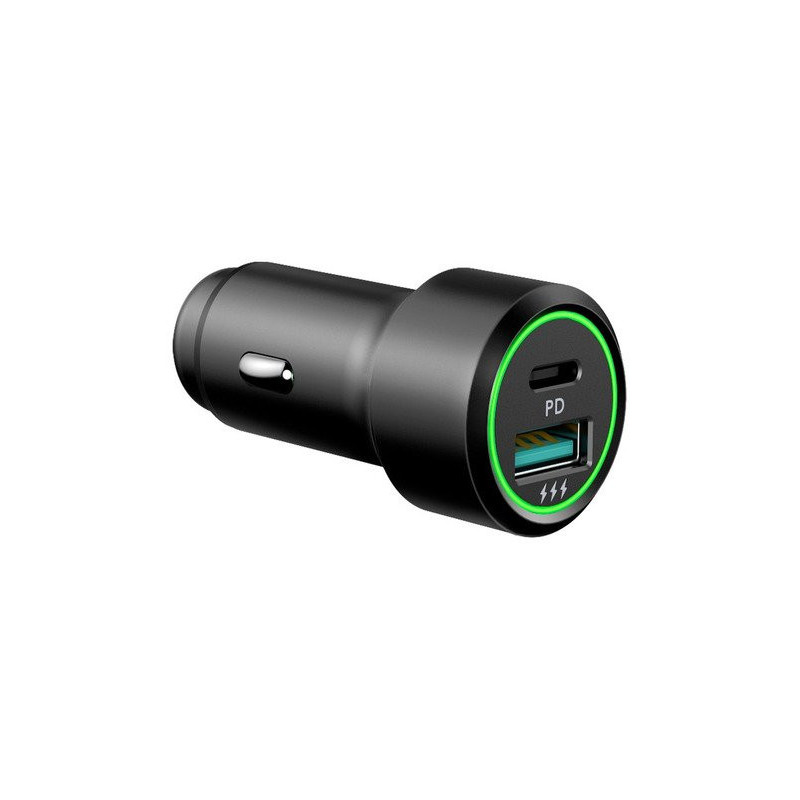 OCC-91D-BLACK Cargador De Carro Oraimo Carga 4 Veces Más Rápido - Negro