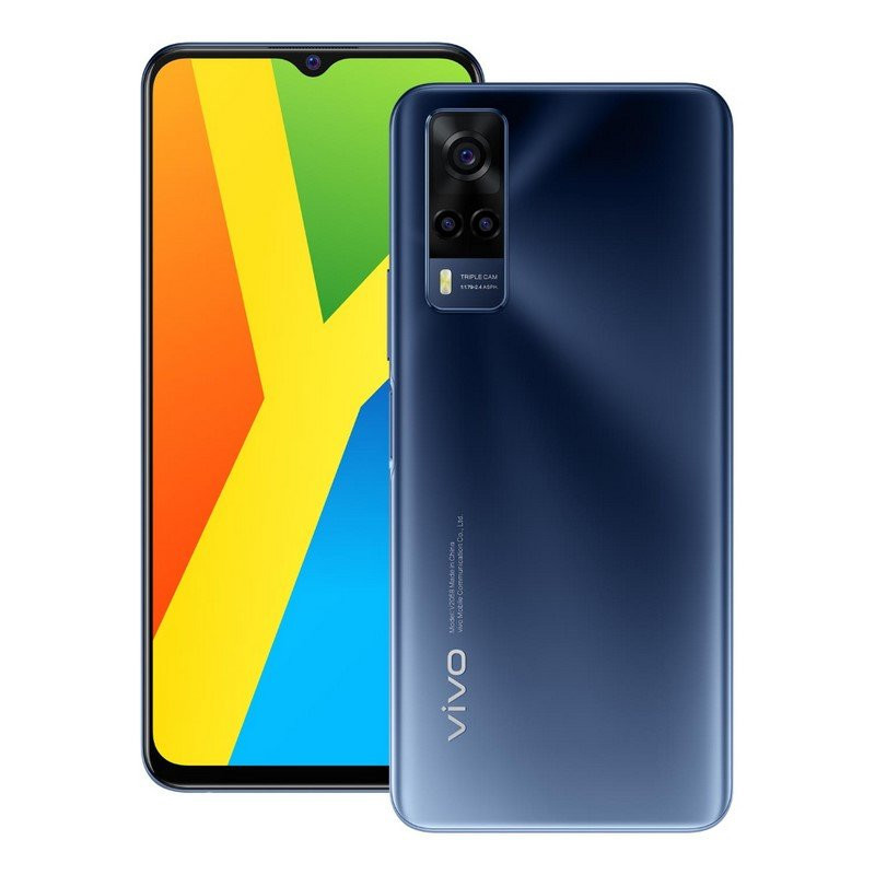 Celular Vivo Y53s 8GB + 4GB RAM 128GB Negro Oceano - V2109-128GB-NEGRO OCEANO