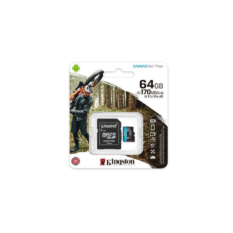 SDCG3/64GB MICRO SD 64 GB 4 K 170 MBS