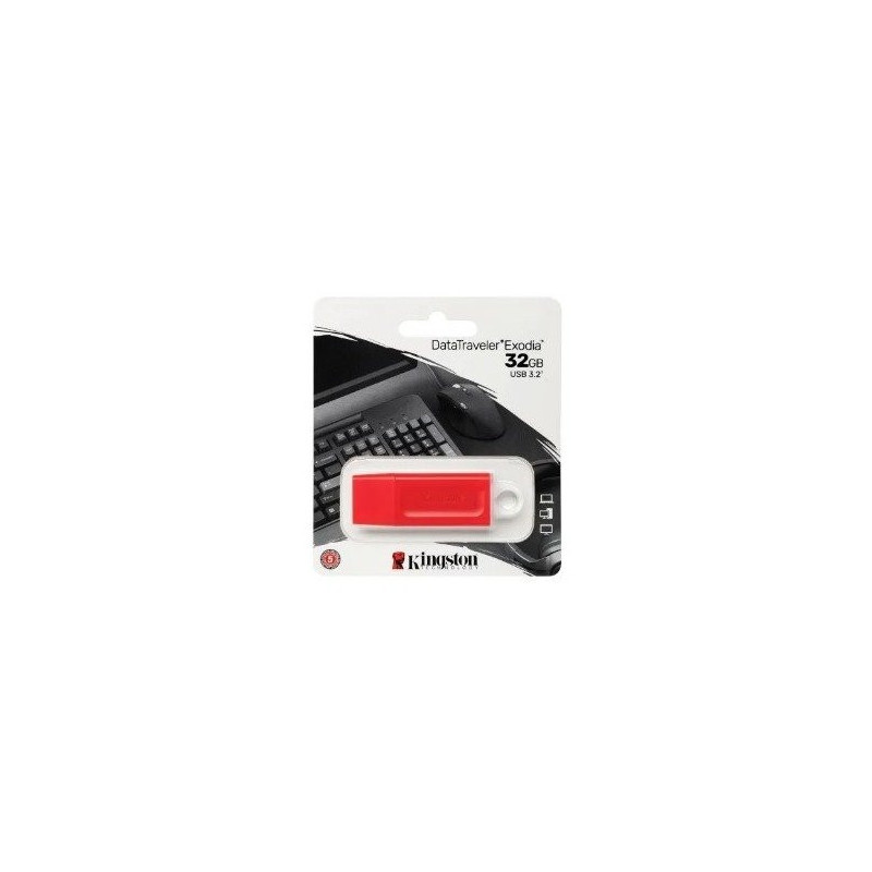 KC-U2G32-7GR USB 32 GB DTX EXODIA ROJA
