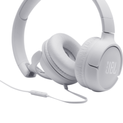 JBLT500WHTAM - JBL TUNE 500 - Auriculares con diadema con micro - en oreja