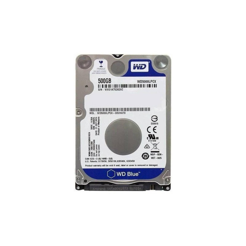Disco Interno Portátil 500GB WD5000LPCX